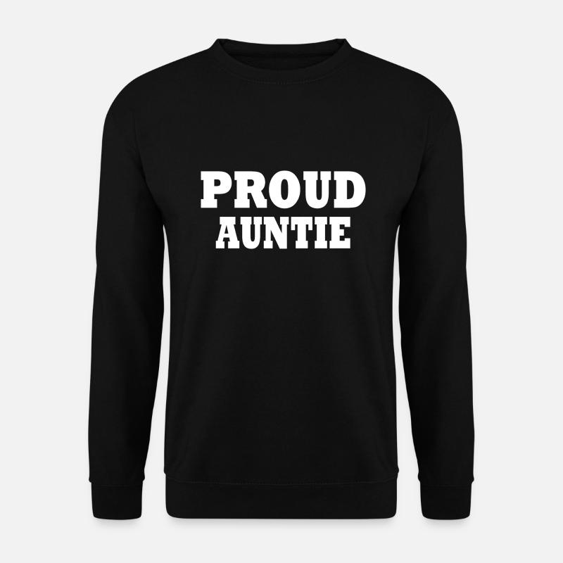 Proud auntie - Unisex Pullover - Schwarz