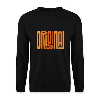 Original - Unisex Pullover - Schwarz - Vorne - Alina (178cm) & Michal (187cm)