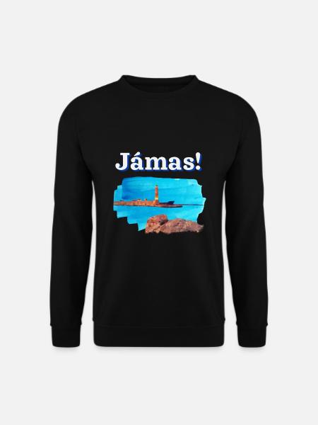 Cheers in Greek - Unisex Sweatshirt - black