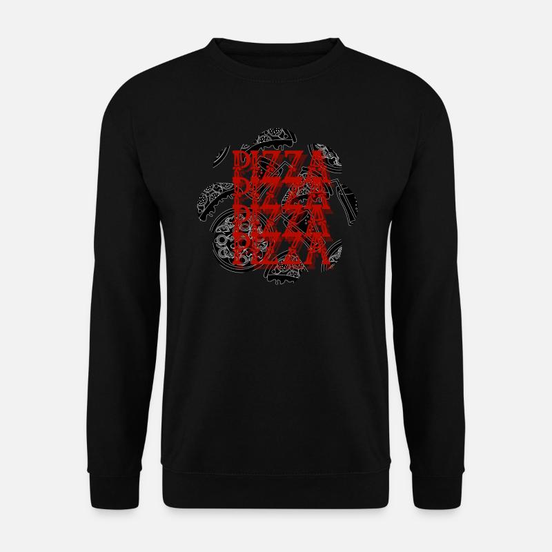 PIZZA - Unisex Pullover - Schwarz