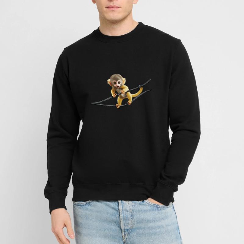 Squirrel monkey Squirrel monkey monkey monkey baby Unisex Sweatshirt