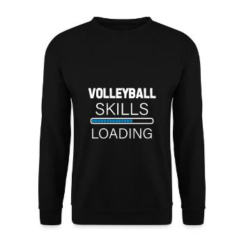Volleyball - Unisex Pullover - Schwarz - Vorne - Alina (178cm) & Michal (187cm)
