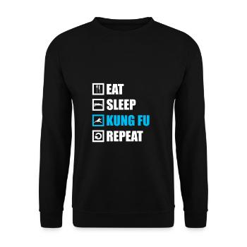 Kung Fu - Sweat-shirt Unisexe - noir - Devant - Alina (178cm) & Michal (187cm)