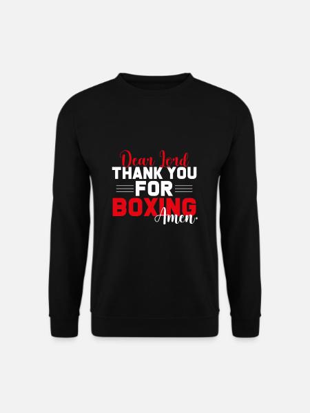 boxe - Sweat-shirt Unisexe - noir