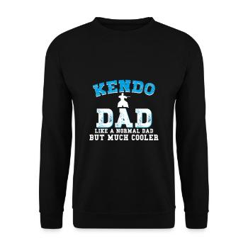 Kendo - Unisex Sweatshirt - black - Front - Alina (178cm) & Michal (187cm)