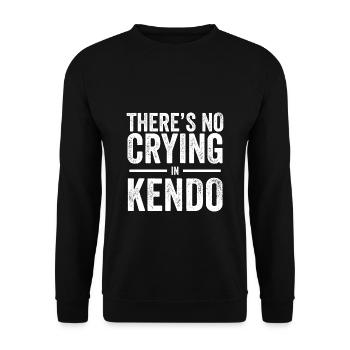 Kendo - Unisex Sweatshirt - black - Front - Alina (178cm) & Michal (187cm)