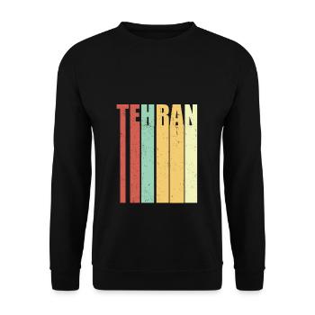 Tehran Iran vintage - Unisex Sweatshirt - black - Front - Alina (178cm) & Michal (187cm)