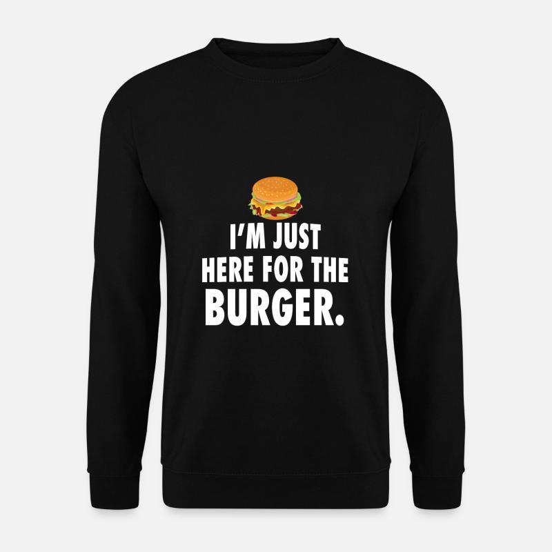 Burger - Unisex Sweatshirt - black