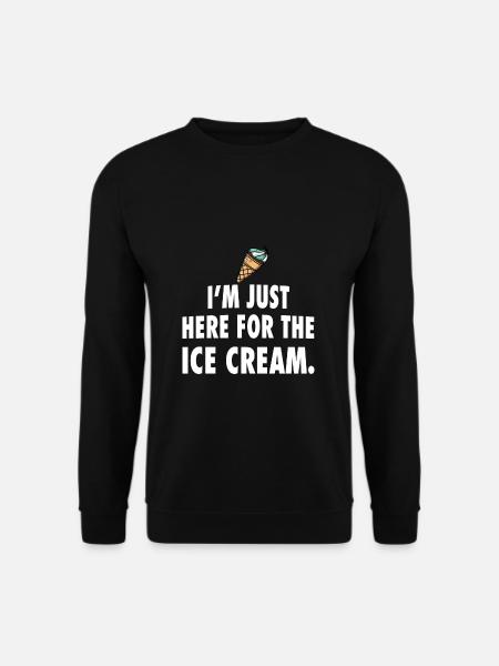 Eiscreme Eis - Unisex Pullover - Schwarz
