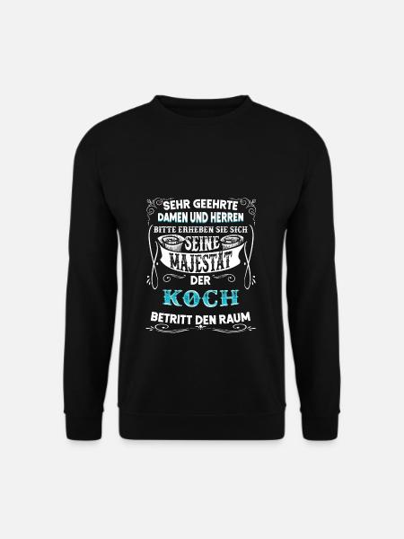Koch kochen Köchin Chef Chefkoch Hilfskoch Küche - Unisex Pullover - Schwarz