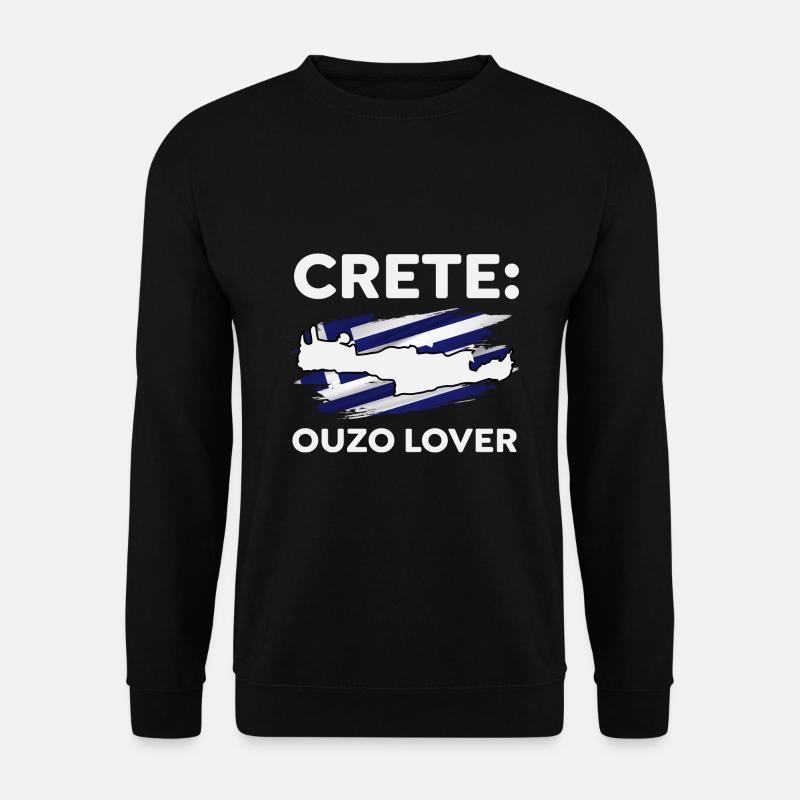 Crete Ouzo Lover - Unisex Sweatshirt - black