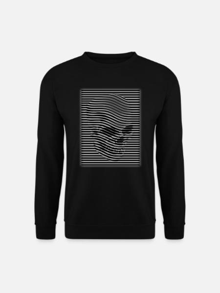 3D Skull - Totenkopf - Unisex Pullover - Schwarz