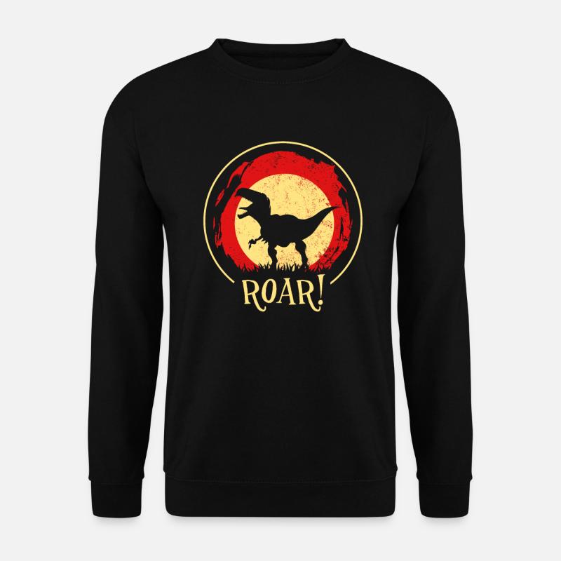 Dino - Dinosaurs - Dinosaurs - ROAR! - Unisex Sweatshirt - black