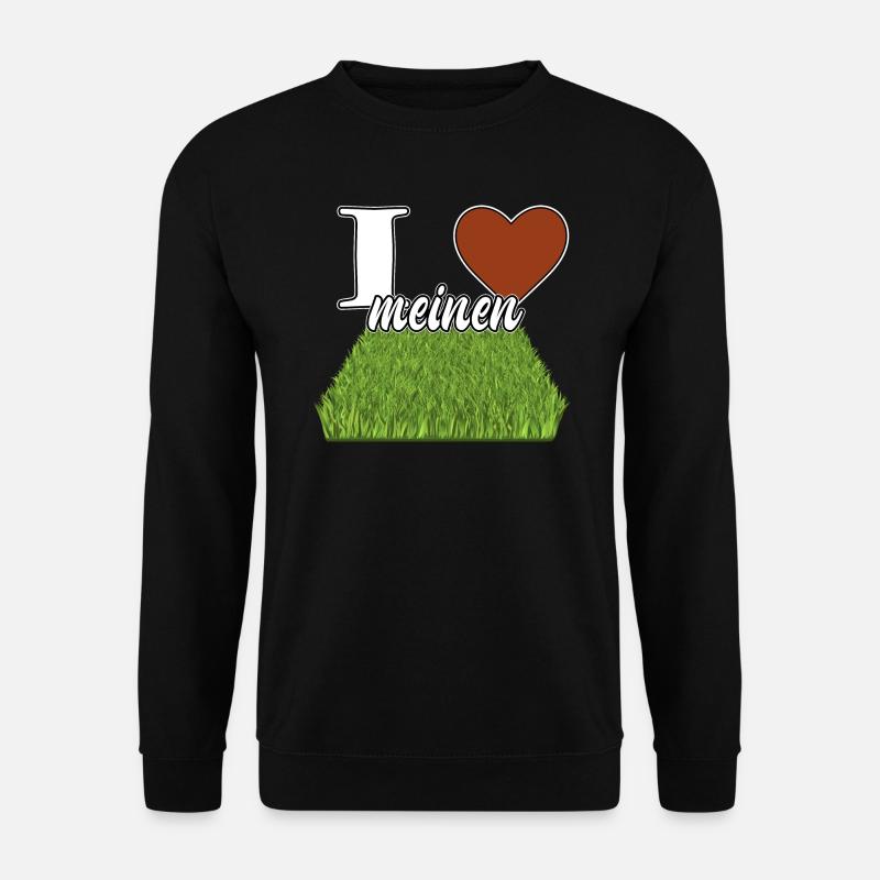 ich liebe meinen Rasen Rasenflüsterer Geschenk - Unisex Pullover - Schwarz