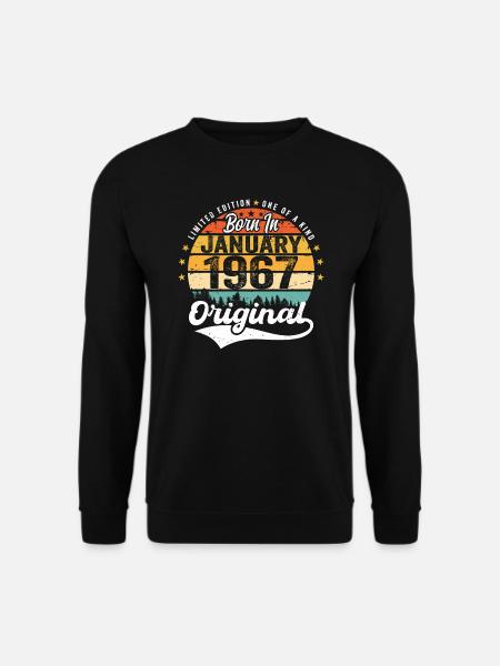 Die Legenden wurden im Januar 1967 geboren - Unisex Pullover - Schwarz