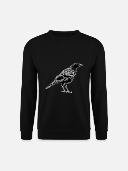 Crow - Unisex Sweatshirt - black