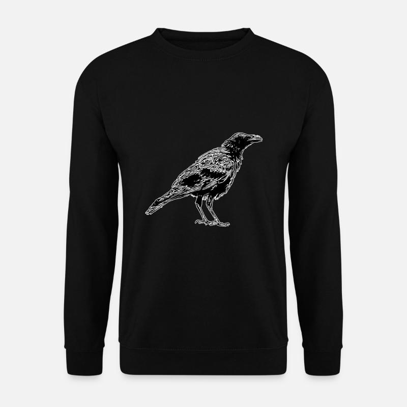 Krähen - Unisex Pullover - Schwarz