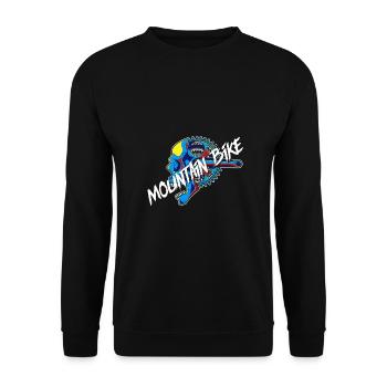 Maillot de pédalage VTT - Sweat-shirt Unisexe - noir - Devant - Alina (178cm) & Michal (187cm)