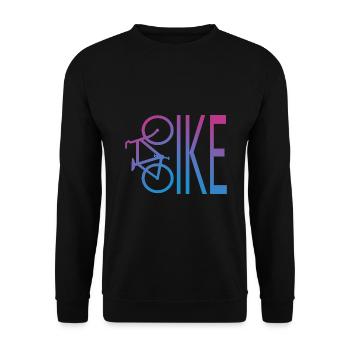 Vélo Vélo Cyclisme Selle - Sweat-shirt Unisexe - noir - Devant - Alina (178cm) & Michal (187cm)