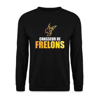 Chasseur de frelons / Insecte - Sweat-shirt Unisexe - noir - Devant - Alina (178cm) & Michal (187cm)