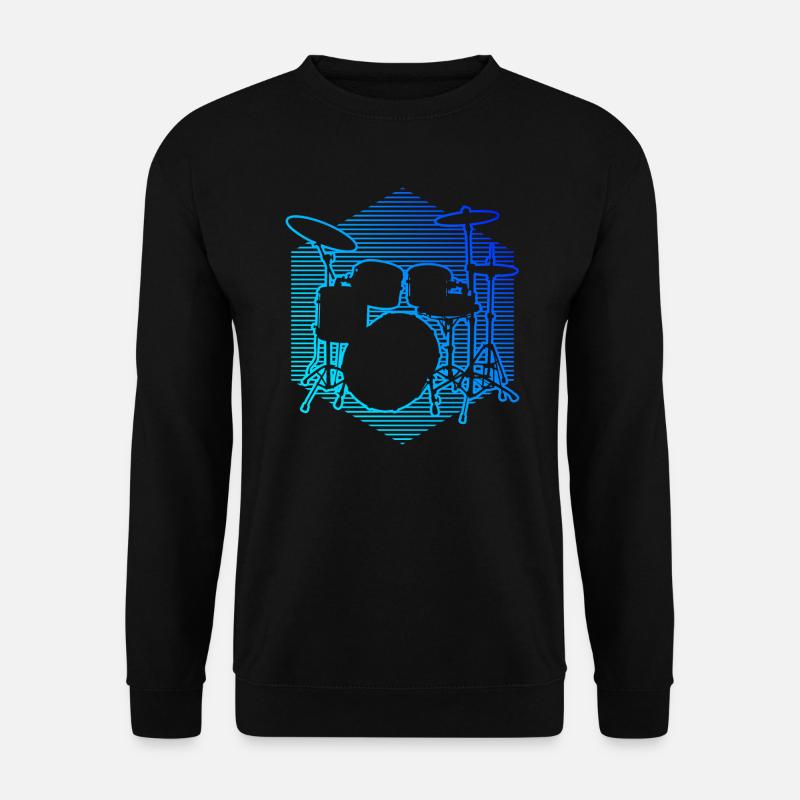 Drummer Drum Kit Drummer - Sweat-shirt Unisexe - noir