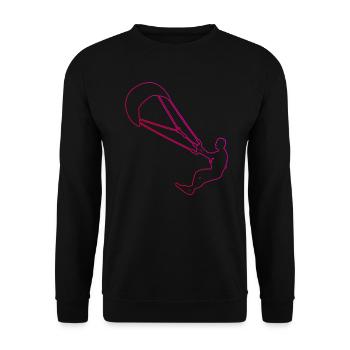 Femmes Kitesurfer Kitesurf Kitesurf Kitesurf - Sweat-shirt Unisexe - noir - Devant - Alina (178cm) & Michal (187cm)