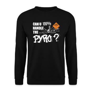 Pyro Fireworks - Sweat-shirt Unisexe - noir - Devant - Alina (178cm) & Michal (187cm)