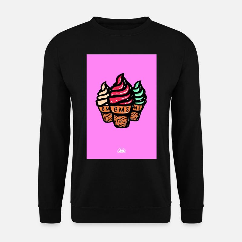 Softeis - Unisex Pullover - Schwarz