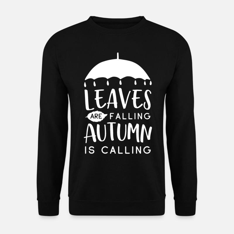 Funny Rain Autumn Sweet Gift - Unisex Pullover - Schwarz
