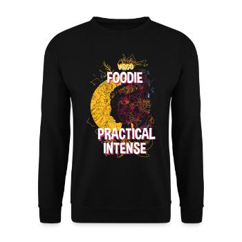 Horoscope Zodiac Virgo - Sweat-shirt Unisexe - noir - Devant - Alina (178cm) & Michal (187cm)