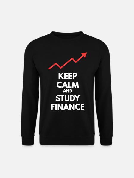 Geld und Finanzen - Unisex Pullover - Schwarz