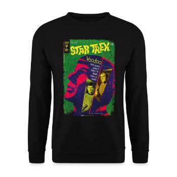 Star Trek The Original Series Voodoo Cover - Unisex Sweatshirt - black - Front - Alina (178cm) & Michal (187cm)