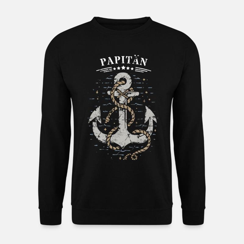 Papitän - Strickmuster - Unisex Pullover - Schwarz