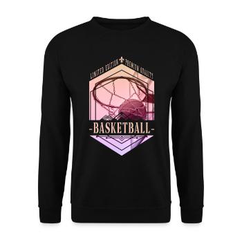 Basketteur Basketteur Basketteur Dunking Sport Fan - Sweat-shirt Unisexe - noir - Devant - Alina (178cm) & Michal (187cm)