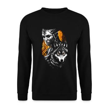 Gardiens de la forêt - Sweat-shirt Unisexe - noir - Devant - Alina (178cm) & Michal (187cm)