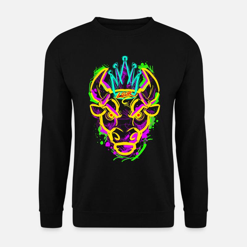L.Gor Stier - Unisex Pullover - Schwarz