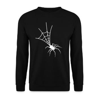 araignée - Sweat-shirt Unisexe - noir - Devant - Alina (178cm) & Michal (187cm)