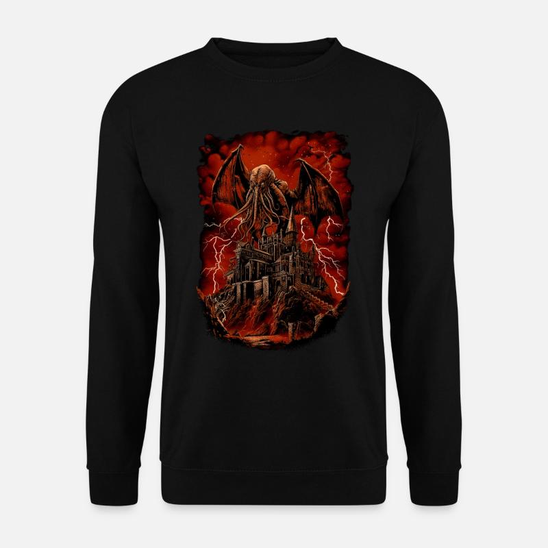 Aufstieg des Cthulhu - Unisex Pullover - Schwarz