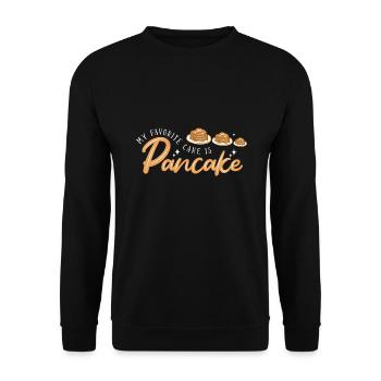 Crêpe - Sweat-shirt Unisexe - noir - Devant - Alina (178cm) & Michal (187cm)