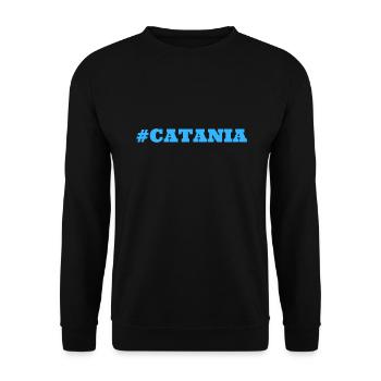 #Catania Sicile Sicile - Sweat-shirt Unisexe - noir - Devant - Alina (178cm) & Michal (187cm)