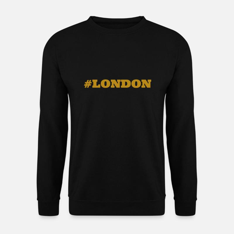 #London England Hauptstadt - Unisex Pullover - Schwarz