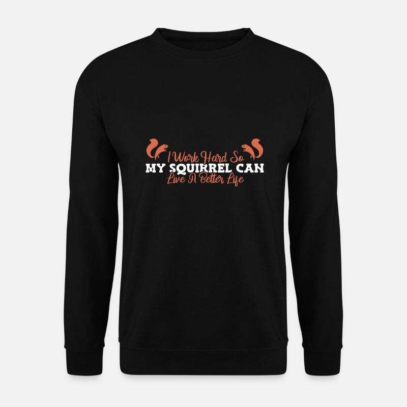 Eichhörnchen - Unisex Pullover - Schwarz