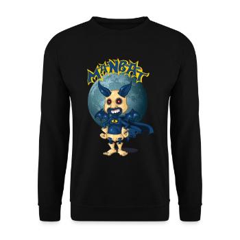 Man Bat - Unisex Pullover - Schwarz - Vorne - Alina (178cm) & Michal (187cm)