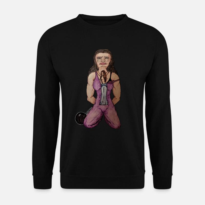 Schmerz - Unisex Pullover - Schwarz