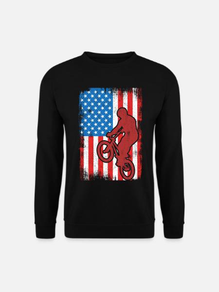 BMX USA - Unisex Pullover - Schwarz