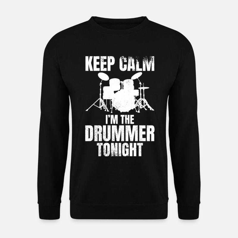 Ich bin heute Abend der Schlagzeuger - Unisex Pullover - Schwarz