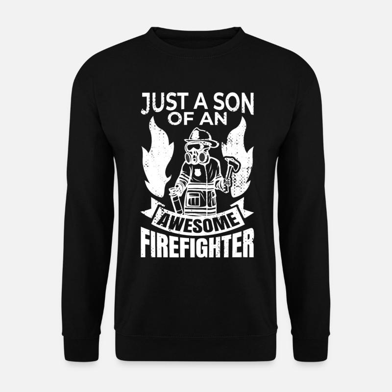 Fils de pompier - Sweat-shirt Unisexe - noir