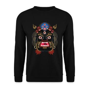 La Danse Macabre 01 - Unisex Sweatshirt - black - Front - Alina (178cm) & Michal (187cm)