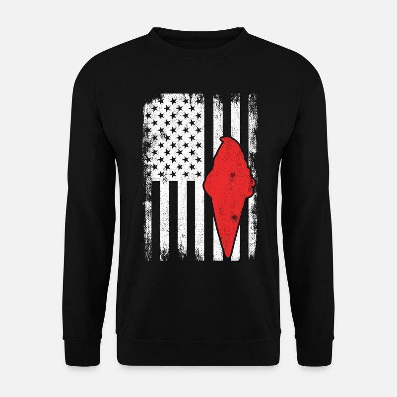 USA Ice Cream - Unisex Sweatshirt - black