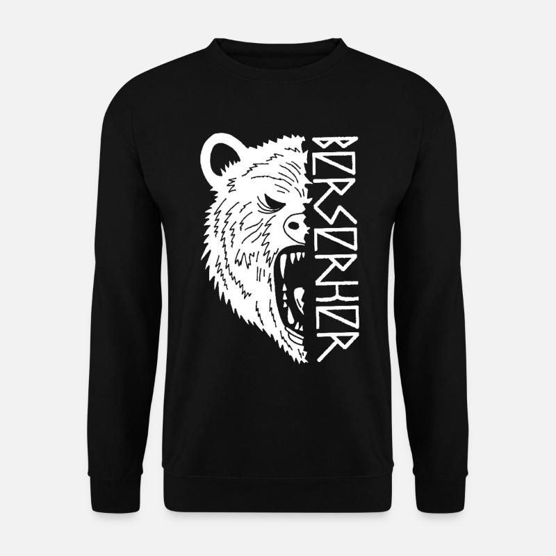 Eisbär-Krieger - Unisex Pullover - Schwarz